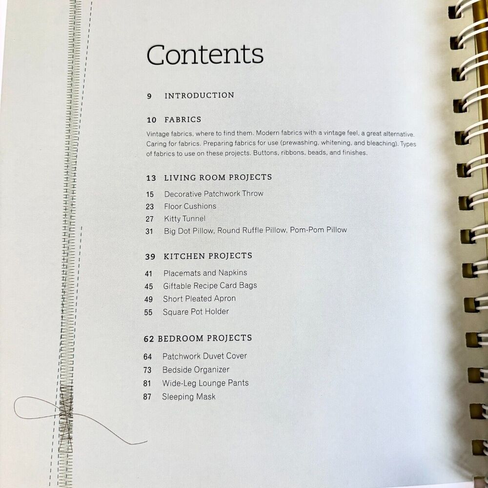 Amy Butler's In Stitches Sewing Projects Book Patterns Included Spiral Bound - Picture 6 of 12